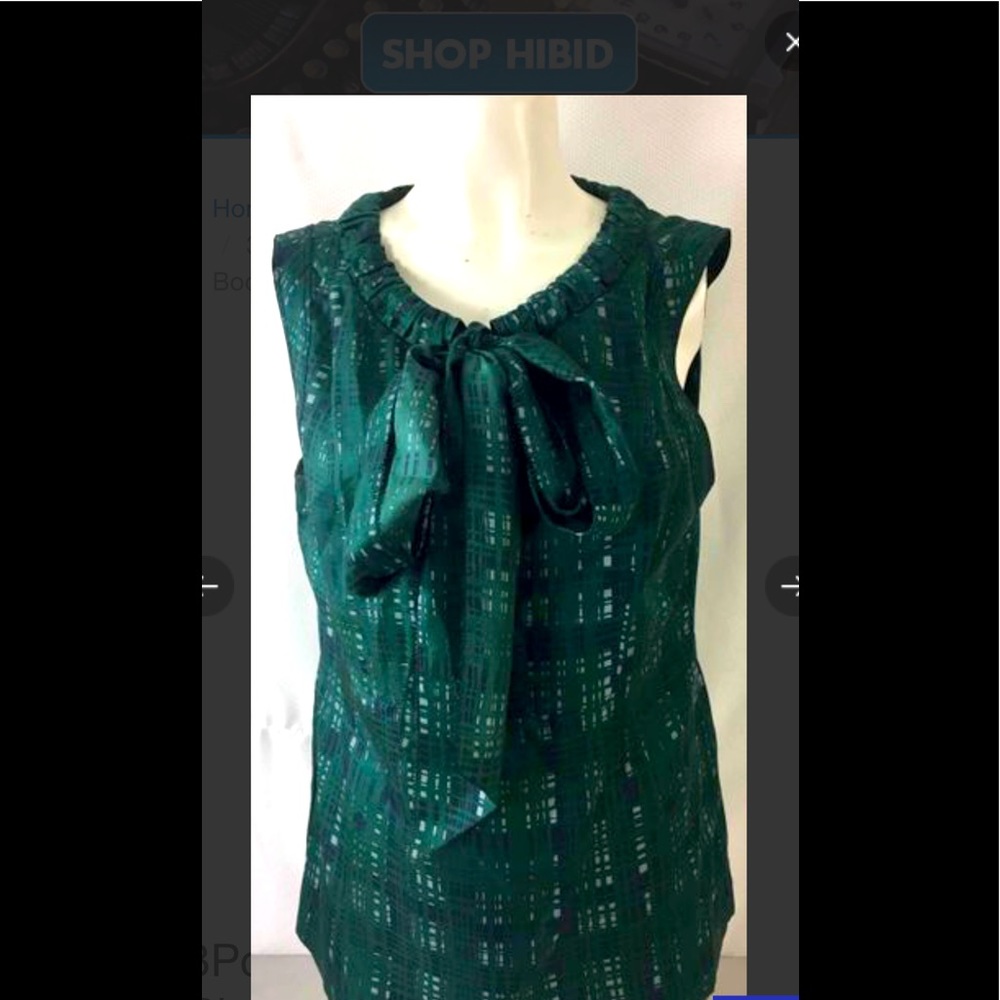 Tory Burch silky sleeveless blouse